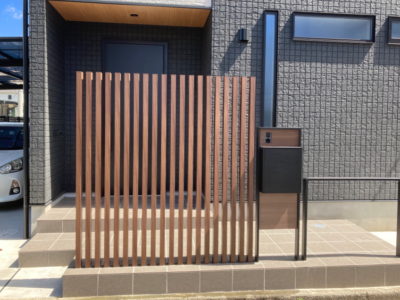 スクリーンフェンス施工例