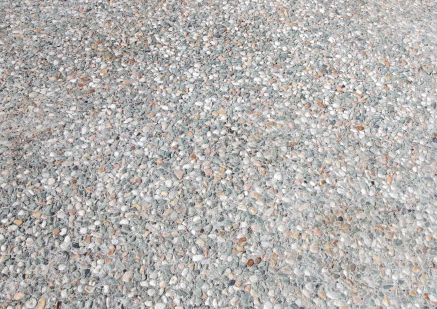 神奈川県大和市　新築外構工事　施工例　自然石タイル　土留め　飾り　土留めにタイル　ポスト5