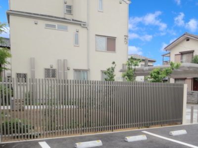 スクリーンフェンス施工例