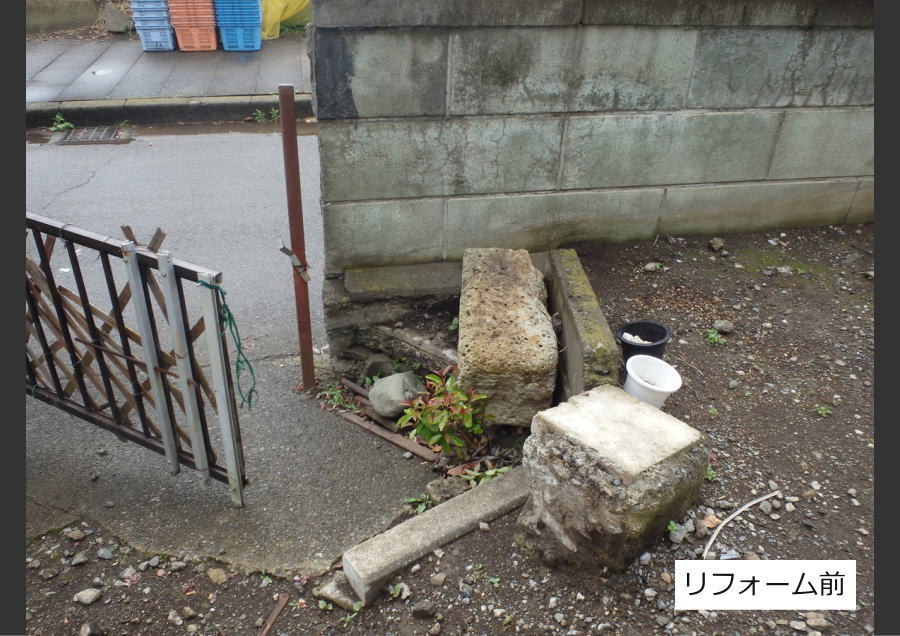 神奈川県海老名　住宅建て替え　外構リフォーム工事施工例1