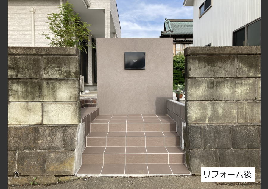神奈川県海老名　住宅建て替え　外構リフォーム工事施工例