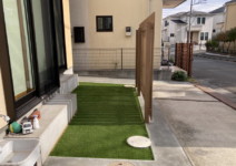 ジオターフⅡ(Onlyone) 庭工事施工例-N様邸