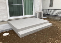 *タイル>>コンテⅡ(LIXIL) 庭工事施工例 神奈川県 人工芝施工例 人工木デッキ施工例 テラスタイル施工例1