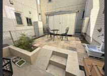 ポルトキューブ(TOYO工業) 庭工事施工例-T様邸